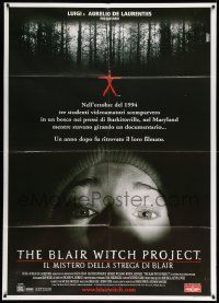 5p128 BLAIR WITCH PROJECT Italian 1p '99 Daniel Myrick & Eduardo Sanchez horror cult classic!