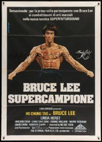 5p133 BRUCE LEE: THE MAN, THE MYTH Italian 1p '80 Bruce Lee biography, different Tarantelli art!
