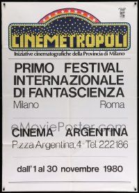 5p138 CINEMETROPOLI Italian 1p '80 first annual science fiction film festival in Milan, Italy!