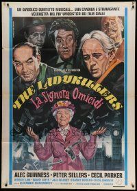 5p193 LADYKILLERS Italian 1p R77 wonderful different art of Guinness & gang over Katie Johnson!