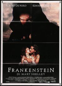 5p206 MARY SHELLEY'S FRANKENSTEIN Italian 1p '95 Kenneth Branagh directed, cool different image!