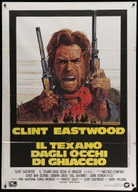 5p228 OUTLAW JOSEY WALES Italian 1p '76 Clint Eastwood is an army of one, double-fisted art!