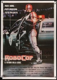 5p245 ROBOCOP Italian 1p '87 Paul Verhoeven classic, Peter Weller, part man, part machine, all cop