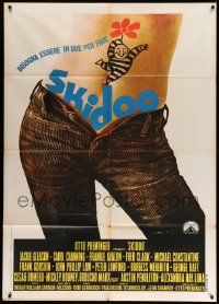 5p251 SKIDOO Italian 1p '69 Otto Preminger, drug comedy, sexy image of girl with pants unbuttoned!