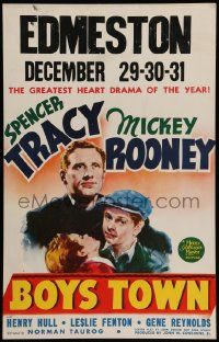 5p340 BOYS TOWN WC '38 Spencer Tracy as Father Flanagan with Mickey Rooney!