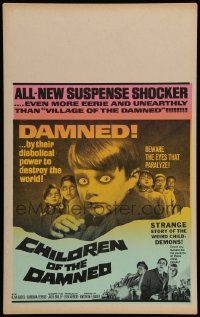5p359 CHILDREN OF THE DAMNED Benton WC '64 damned by their diabolical power to destroy the world!