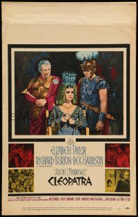 5p364 CLEOPATRA WC '63 Elizabeth Taylor, Richard Burton, Rex Harrison, Howard Terpning art!