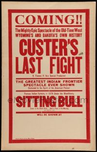 5p378 CUSTER'S LAST FIGHT WC R25 50th Anniversary of the Last Stand at Little Big Horn!