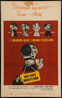 5p386 DO NOT DISTURB WC '65 Doris Day, Rod Taylor, great keyhole images!