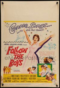 5p403 FOLLOW THE BOYS WC '63 Connie Francis sings and the whole Navy fleet swings!