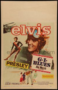 5p408 G.I. BLUES WC '60 swing out and sound off with Elvis Presley & sexy Juliet Prowse!