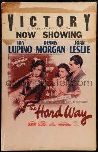 5p423 HARD WAY WC '42 you'll never believe smoking Ida Lupino & Joan Leslie are sisters!