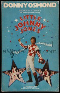 5p454 LITTLE JOHNNY JONES stage play WC '82 Donny Osmond in George M. Cohan's Broadway comedy!