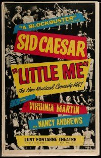 5p455 LITTLE ME stage play WC '62 Sid Caesar on Broadway, Neil Simon, Robbins art!