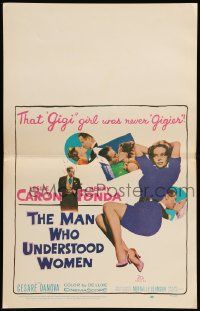 5p468 MAN WHO UNDERSTOOD WOMEN WC '59 Henry Fonda, Gigi girl Leslie Caron was never Gigier!