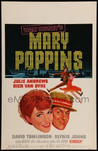 5p473 MARY POPPINS WC '64 Julie Andrews & Dick Van Dyke in Walt Disney's musical classic!