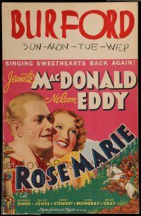 5p531 ROSE MARIE WC '36 singing sweethearts Jeanette MacDonald & Nelson Eddy back again!