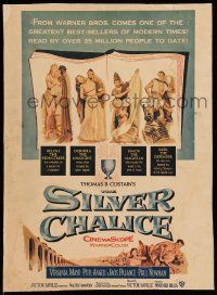 5p548 SILVER CHALICE WC '55 great art of Virginia Mayo & Paul Newman in his first movie!