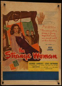 5p566 STRANGE WOMAN WC '46 directed by Edgar Ulmer, Hedy Lamarr, George Sanders, Ben Ames Williams