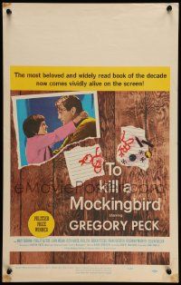 5p583 TO KILL A MOCKINGBIRD WC '62 Gregory Peck, from Harper Lee's classic novel!