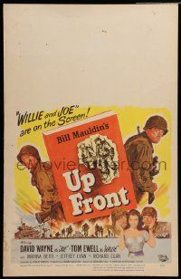5p592 UP FRONT WC '51 written by Bill Mauldin, artwork of soldiers David Wayne & Tom Ewell!