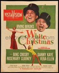 5p600 WHITE CHRISTMAS WC '54 Bing Crosby, Danny Kaye, Clooney, Vera-Ellen, musical classic!