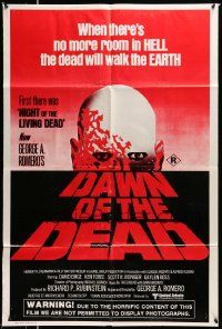 5r337 DAWN OF THE DEAD Aust 1sh '80 George Romero, there's no more room in HELL for the dead!