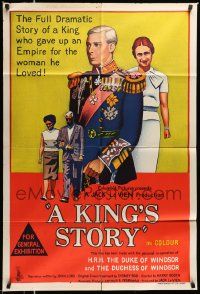 5r346 KING'S STORY Aust 1sh '67 Harry Booth English royalty documentary, Duke of Windsor!