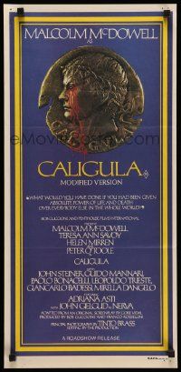 5r406 CALIGULA Aust daybill '81 Malcolm McDowell, Penthouse's Bob Guccione sex epic!