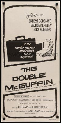 5r437 DOUBLE McGUFFIN Aust daybill '79 Ernest Borgnine, George Kennedy, cool different art!