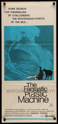 5r446 FANTASTIC PLASTIC MACHINE Aust daybill '69 cool wave image, surfing documentary!