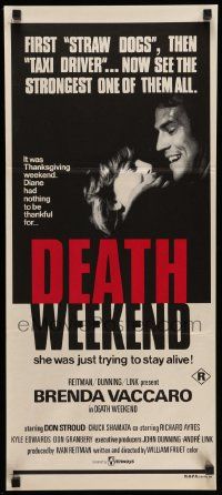 5r484 HOUSE BY THE LAKE Aust daybill '76 Don Stroud, Brenda Vaccaro, Death Weekend!