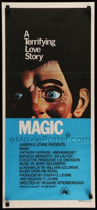 5r520 MAGIC Aust daybill '78 Richard Attenborough, ventriloquist Anthony Hopkins, dummy image!