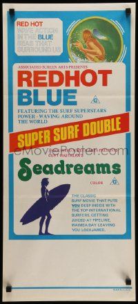 5r553 REDHOT BLUE/SEADREAMS Aust daybill '70s surfing superstars power-waving around the world!