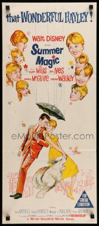 5r577 SUMMER MAGIC Aust daybill '63 the many faces of Hayley Mills, Burl Ives, shaggy dog!