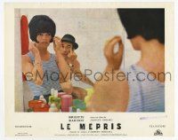 5r998 LE MEPRIS French LC '64 Jean-Luc Godard's Le Mepris, Brigitte Bardot in brunette wig!