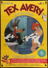 5r224 BEST OF TEX AVERY German '80s the Wolf leers at Red Hot Riding Hood, Droopy!