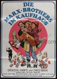 5r225 BIG STORE German R70s great art of the three Marx Brothers, Groucho, Harpo & Chico!
