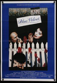 5r231 BLUE VELVET German '87 David Lynch directed, Isabella Rossellini, Dennis Hopper, MacLachlan!
