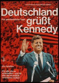 5r240 DEUTSCHLAND GRUSSE KENNEDY German '63 documetary about the President's trip to Berlin!