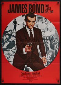 5r246 DR. NO German R80s art of Sean Connery as James Bond & Ursula Andress!