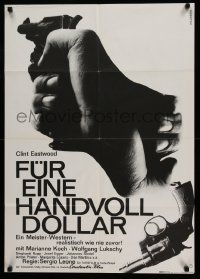 5r251 FISTFUL OF DOLLARS German '65 introducing the man with no name, Clint Eastwood!