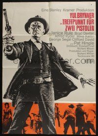 5r267 INVITATION TO A GUNFIGHTER German '64 vicious killer Yul Brynner brings a town to its knees!