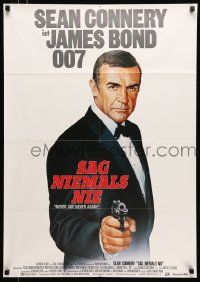 5r287 NEVER SAY NEVER AGAIN German '83 art of Sean Connery as James Bond 007 by Rudy Obrero!
