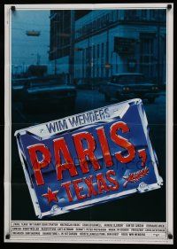 5r296 PARIS, TEXAS German '85 Wim Wenders, Nastassja Kinski, Harry Dean Stanton!