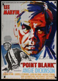 5r300 POINT BLANK German '67 different art of Lee Marvin & Angie Dickinson by Hans Braun!