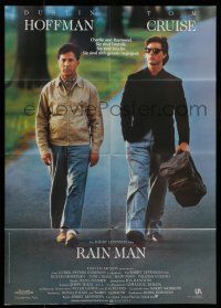 5r303 RAIN MAN German '89 Tom Cruise & autistic Dustin Hoffman, directed by Barry Levinson!