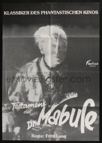 5r320 TESTAMENT OF DR. MABUSE German R70s Fritz Lang's psychotic criminal genius, creepy close-up!