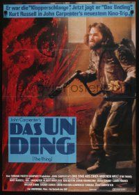 5r322 THING German '82 John Carpenter, cool sci-fi horror, the ultimate in alien terror!