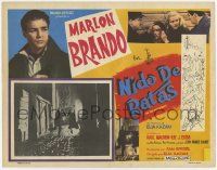 5r650 ON THE WATERFRONT Mexican LC '54 different image of Marlon Brando & Eva Marie Saint!